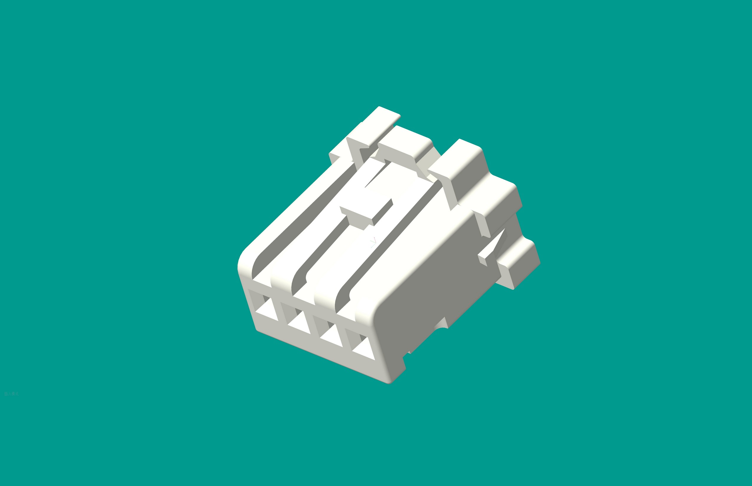 2.0間距，PNIRP-04V-S白色