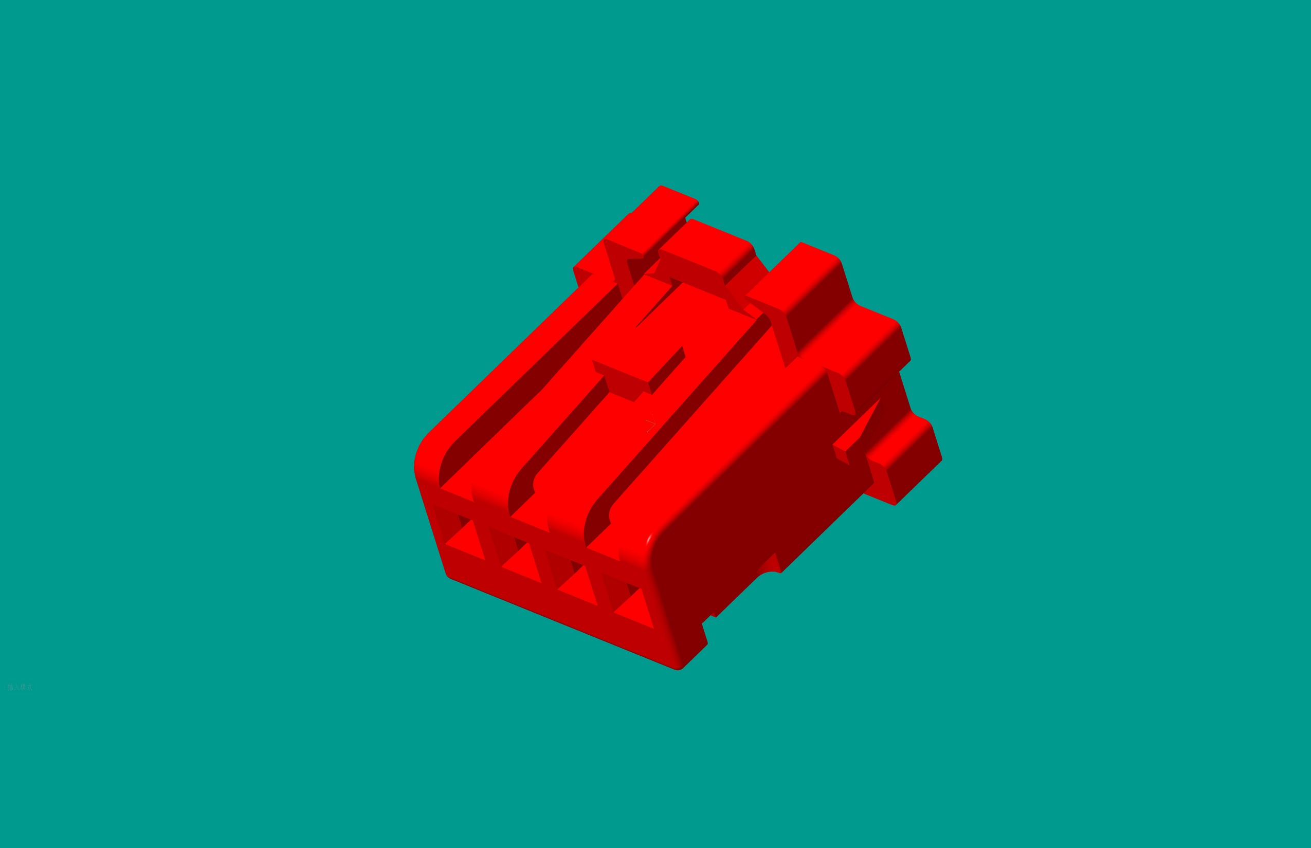 2.0間距，PNIRP-04V-S紅色