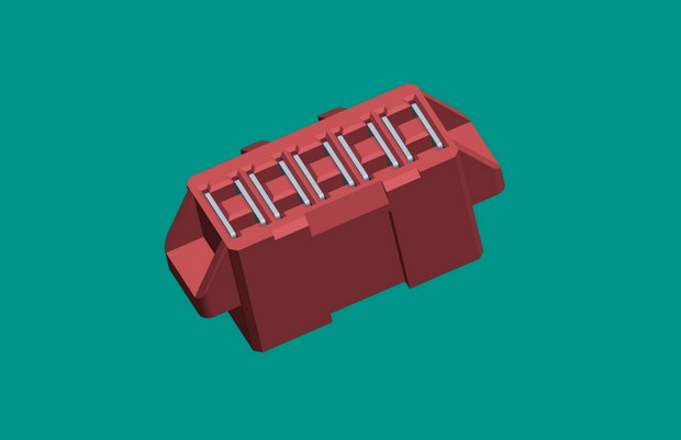 2.0mm跳線帽紅色（14號(hào)帽子）